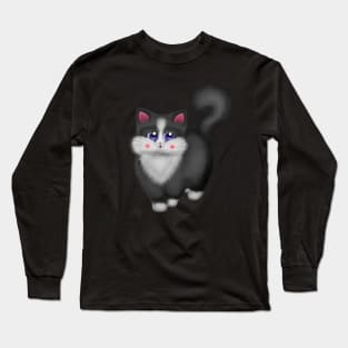 Lovely Black Cat Long Sleeve T-Shirt
